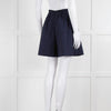 Merlette Navy Textured Shorts