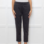 Fabiana Filippi Grey Wool Draw-String Trousers