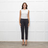 Fabiana Filippi Grey Wool Draw-String Trousers