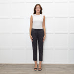 Fabiana Filippi Grey Wool Draw-String Trousers