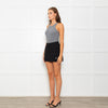 Alo Yoga Black Cotton Knit Skort