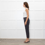 Fabiana Filippi Grey Wool Draw-String Trousers