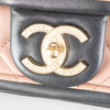 Chanel Graphic Quilted Flap Bag with Brushed Gold Hardware