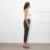 Fabiana Filippi Grey Wool Draw-String Trousers