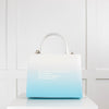 Off-White Mini Degrade Box Bag in Ombre White and Blue