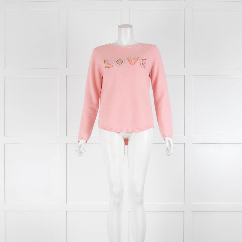 Chinti & Parker Pink Love Jumper