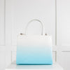 Off-White Mini Degrade Box Bag in Ombre White and Blue