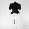 Luc-Ce Black Micro Pleat Top