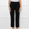 Me + Em Black Cigarette Side Strip Detail Trousers