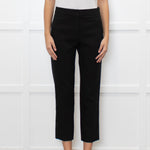 Me + Em Black Cigarette Side Strip Detail Trousers