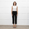 Me + Em Black Cigarette Side Strip Detail Trousers