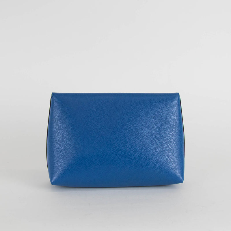 Mulberry Large Cobalt Blue Darley Clutch