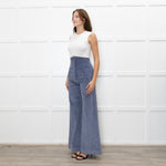 Anna Mason Blue Corduroy Wide Leg
