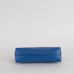 Mulberry Large Cobalt Blue Darley Clutch