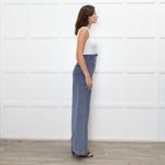 Anna Mason Blue Corduroy Wide Leg