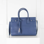 Saint Laurent Blue Baby Sac de Jour Bag