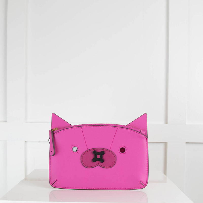 Anya Hindmarch Pink Loose Pocket Fox