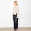 See By Chloe Peach Blouse With Ruffle Front