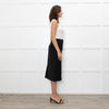 Tibi Black Light Wool Pencil Skirt