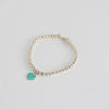 Tiffany & Co Tiffany Blue Heart Tag Bead Bracelet