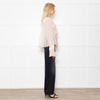 See By Chloe Peach Blouse With Ruffle Front