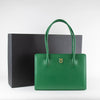 Launer London Emerald Green Lydia Shoulder Bag