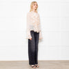 See By Chloe Peach Blouse With Ruffle Front