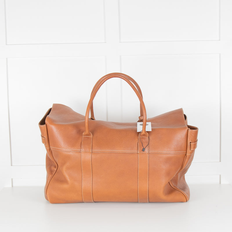 Mulberry Brown Oak Large Piccadilly Weekend Bag