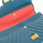 Chanel Blue 2.55 Reissue Chevron Quilted Lambskin Bag