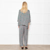 Maje Green Small Floral Pattern Pyjama Style Shirt