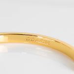 Coach Gold Pink Enamel Bangle