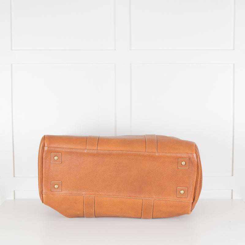 Mulberry Brown Oak Large Piccadilly Weekend Bag