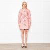 Zimmermann Zinnia Pink Floral Cutout Dress