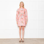 Zimmermann Zinnia Pink Floral Cutout Dress