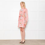 Zimmermann Zinnia Pink Floral Cutout Dress