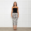 Pleats Please Black  And White Pleated Trousers