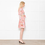 Zimmermann Zinnia Pink Floral Cutout Dress