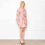 Zimmermann Zinnia Pink Floral Cutout Dress