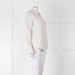 Loro Piana White Beige Striped Shirt
