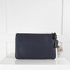 Coach Navy Leather Pouch