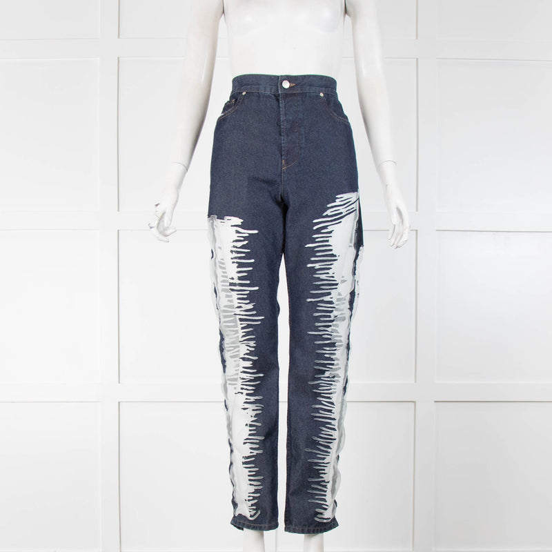 Diesel Net Rip Jeans