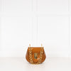 Chloe Caramel Patent Leather Mini Drew Shoulder Bag