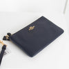 Coach Navy Leather Pouch