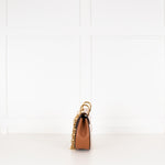 Chloe Caramel Patent Leather Mini Drew Shoulder Bag