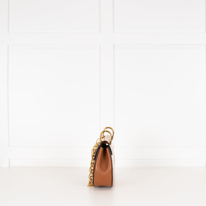 Chloe Caramel Patent Leather Mini Drew Shoulder Bag