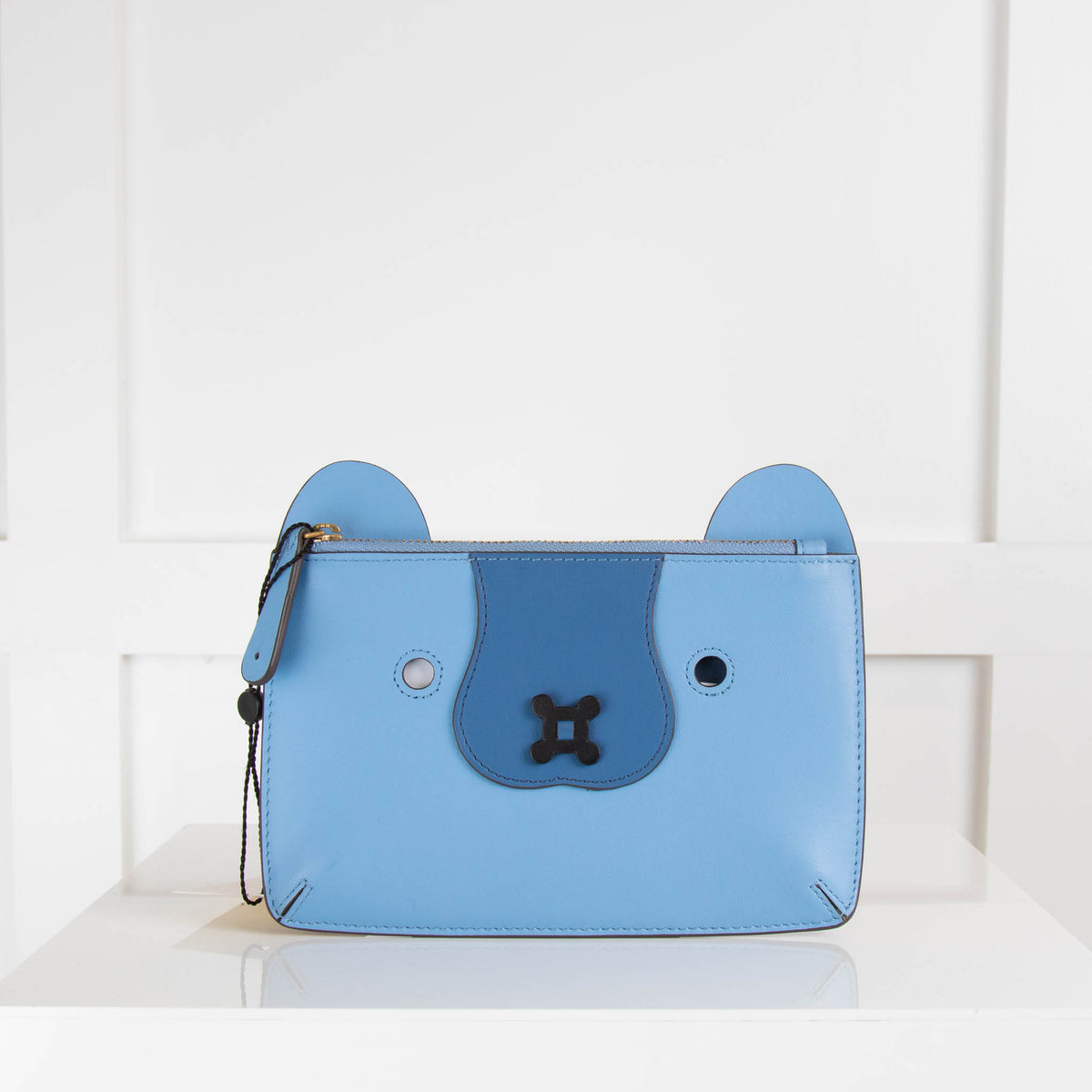 Anya Hindmarch Blue Loose Pocket Fox