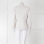 Loro Piana White Beige Striped Shirt
