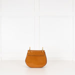 Chloe Caramel Patent Leather Mini Drew Shoulder Bag