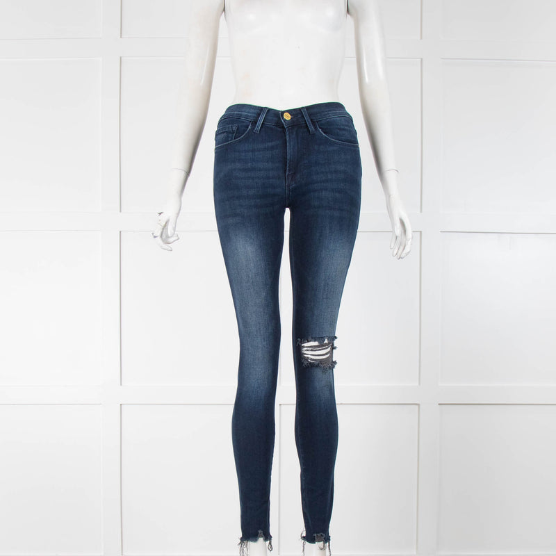 Fame Dark Wash Skinny Leg Jeans