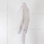 Loro Piana White Beige Striped Shirt